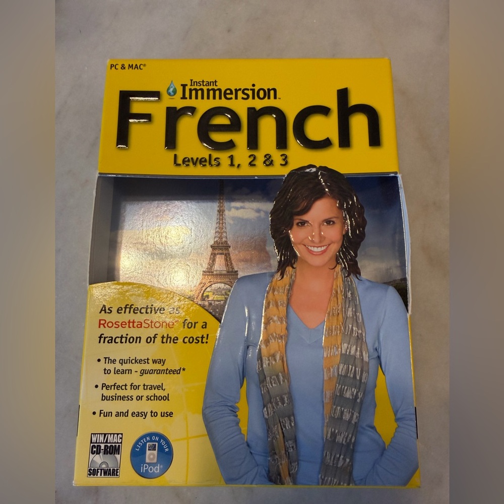 Instant Immersion French Levels 1, 2 & 3 Software